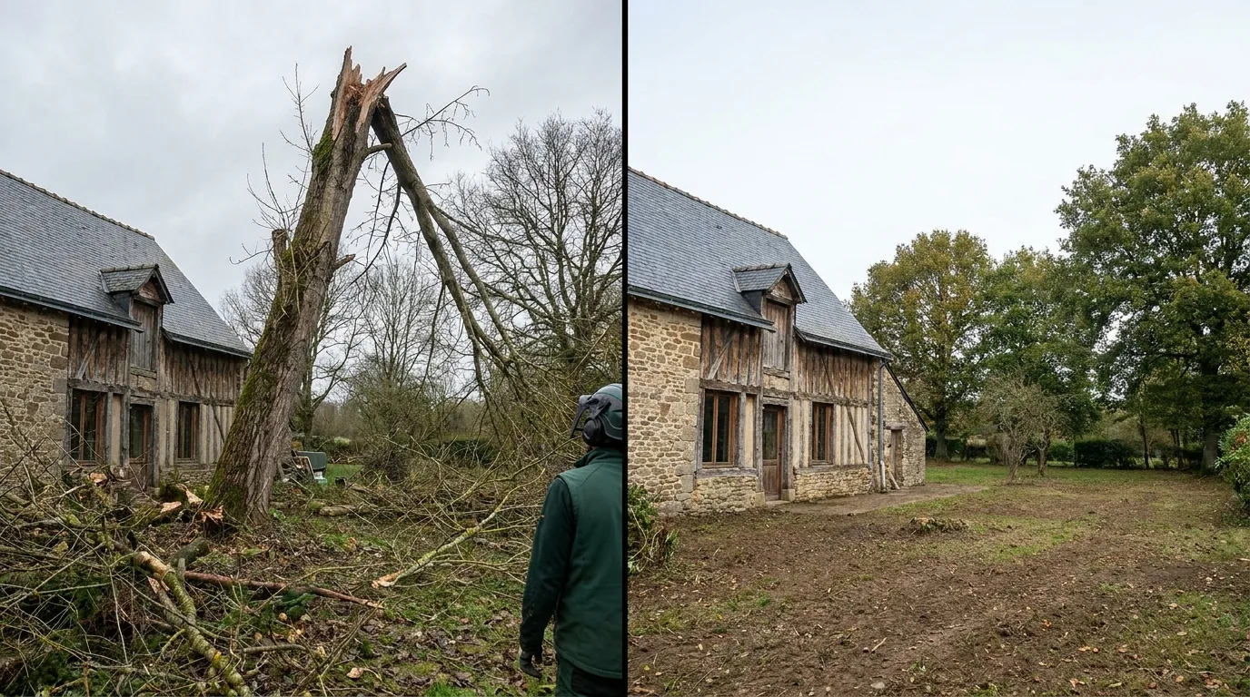 Abattage d'arbre · Calvados