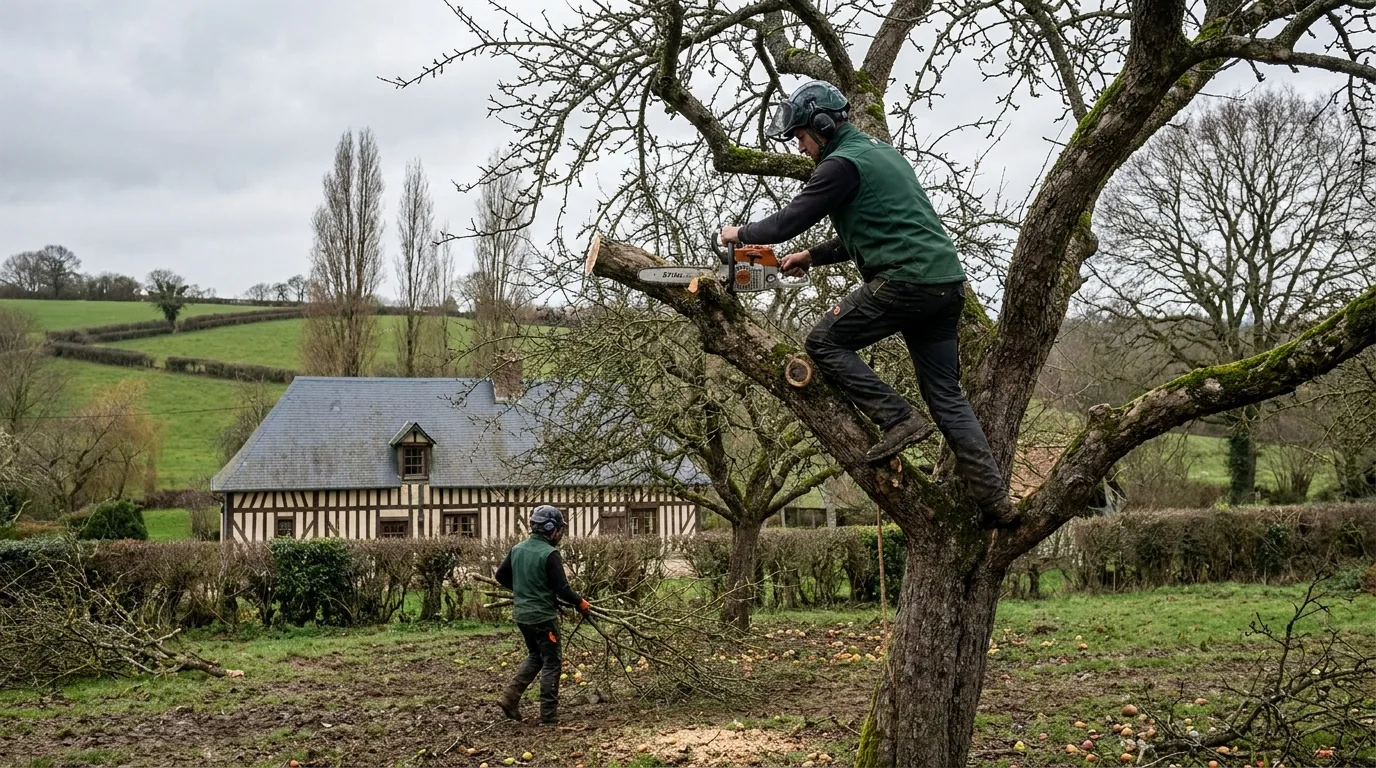 Élagage des arbres fruitiers : guide complet par espèce (Calvados)