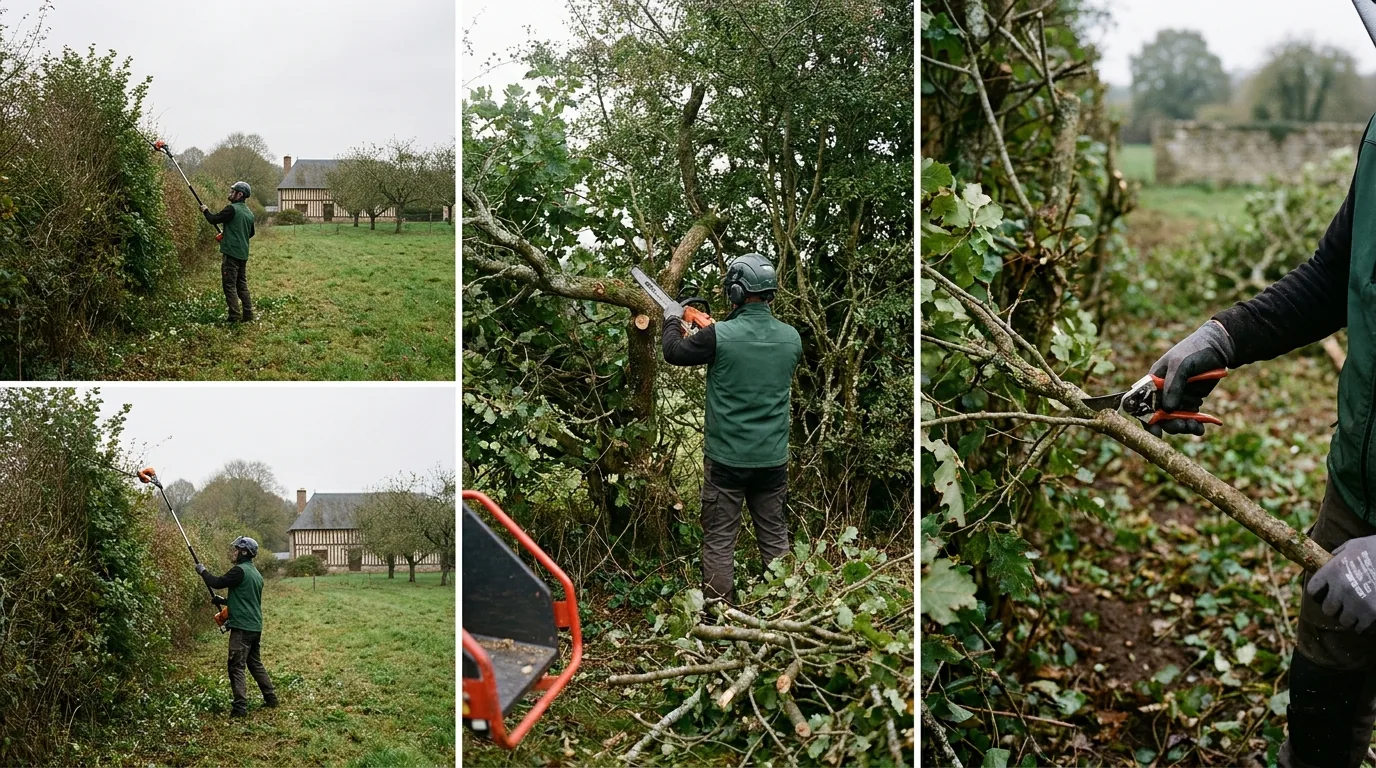 Élagage des haies champêtres : obligations et bonnes pratiques (Calvados)